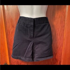 J. Crew Blue Bermuda Shorts Tailored Cotton Blend